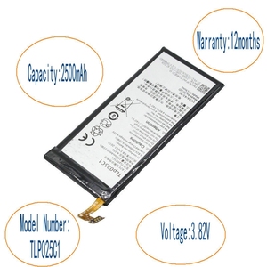 TLP025C2 2500mAh แบตเตอรี่ทดแทนสำหรับอัลคาเทล วันทัช ป๊อป 4 พลัส CE RoHS ขายส่งจำนวนมากคุณภาพสูง - Product Image 3