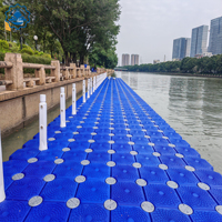 Cubes flottants en HDPE de haute qualité pour pontons, blocs écologiques moulés par soufflage, quai de jet ski, 500x500x400mm