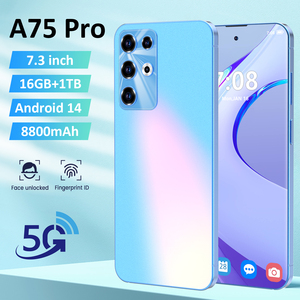 Toàn cầu A75 chuyên nghiệp điện thoại thông minh 16GB + 1TB qualcomm8 Gen 2 <span class=keywords><strong>7</strong></span>.3inch đầy đủ màn hình Nhận dạng khuôn mặt điện thoại di động - Product Image 4