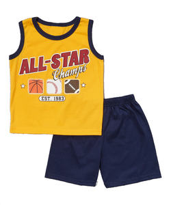 Fábrica al por mayor exceso de inventario liquidadores niños niño ropa conjunto - Product Image 3