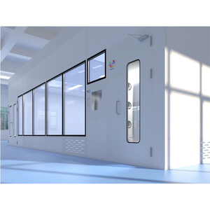 Panel sándwich de magnesio manual personalizable para sala limpia móvil, sala limpia modular para laboratorio libre de polvo, a prueba de polvo - Product Image 1