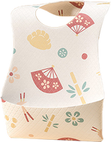 Vente en gros d'usine de bavoirs jetables pour bébé avec poche pour bébé