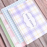 Libro de colección de pegatinas holográficas, papel de liberación en blanco reutilizable en el interior para coleccionar pegatinas