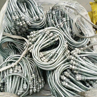 Équipement électrique Tour en acier Tige de maintien Dé à coudre Boulon à œil Pince de poteau Tension Pince Section Sangle D Fer Plaque d'acier Support