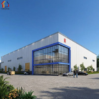 Bâtiment d'atelier industriel en métal, structure en acier personnalisée, hangar d'usine pour clients du monde entier