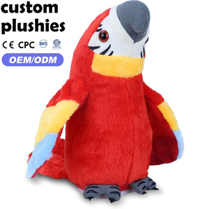 Loro Electrónico Musical Parlante, Juguete de Peluche de Loro, Juguete Interactivo de Peluche para Mascotas, Regalo de Navidad o Cumpleaños para Niños - Product Image 1
