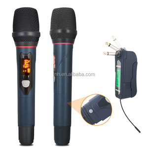 TNH um-x12 mikrofon pengisian daya nirkabel Universal mikrofon dinamis UHF Cerdas tampilan LED untuk konferensi kinerja langsung - Product Image 2