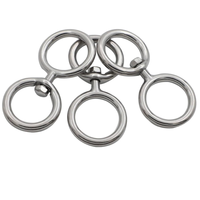 Anneau de connexion rotatif en forme de 8 en acier inoxydable 304 pour matériel de rigging
