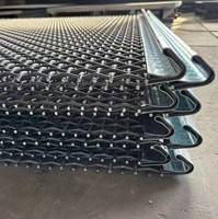 Kawat Baja Mangan Tinggi 65Mn XG Wholesale Custom, Jaring Anyaman Berpengait Pasir untuk Tambang/Penghancur