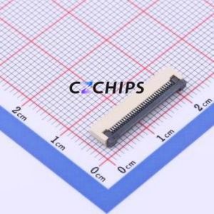 FPC-0.5FX-32PWBH20 FFC/FPC Connector SMD,P=0.5mm Connector Flip Cover Type Bottom Contact 32P 0.5mm - Product Image 1