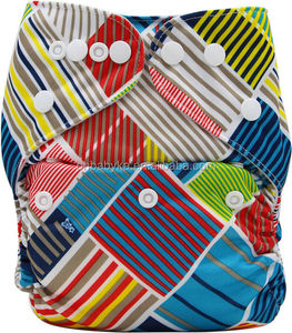 Ohbabyka Tout en Un Couches <span class=keywords><strong>de</strong></span> Poche <span class=keywords><strong>Lavable</strong></span> L'énurésie Nocturne <span class=keywords><strong>Couche</strong></span>-Culotte - Product Image 4