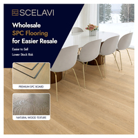 Revêtement de sol en vinyle de luxe LVT, revêtement de sol SPC à âme rigide, étanche, à clipser, en PVC, résistant, solution pour projets commerciaux
