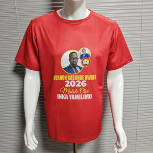 Promotional Custom Material Printing T Shirts Polyester Election Campaign President T-Shirt for Men