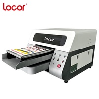 Locor marca de alta calidad A1/2/3 tamaño madera metal vidrio acrílico caja de teléfono caja de regalo digital UV máquina de impresora plana