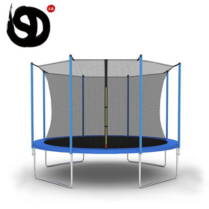 Equipo al aire libre de la alta calidad de <span class=keywords><strong>los</strong></span> niños gran trampolín cama con Red - Product Image 6