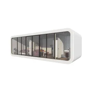 팝업 상점 현대 쇼룸 친환경 휴대용 홈 모듈 포드 정원 스튜디오 Airbnb