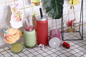 Custom Commercial Cold Drink Disposable Plastic Bottles Fat Plastic <b>Cups</b> for Milk <b>Tea</b> Juice Takeaway Packaging for Soda Use - Product Image 4