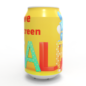 Affichage LED personnalisé en couleur pleine, flexible et incurvé en forme de canette et de bouteille de bière, solution publicitaire commerciale de haute qualité - Product Image 1