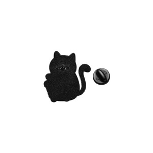 Pins de solapa de esmalte suave personalizados con diseño de gato, sin MOQ, bonitos broches de animales y peces para mochilas y sombreros, al por mayor - Product Image 4