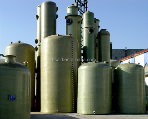 Hot Sale Fiberglass Horizontal FRP GRP Vertical  Acid Storage Tank