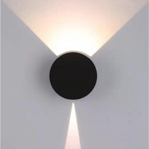 Luci da parete a LED circolari di alta qualità in alluminio da 10W per uso interno ed esterno a parete luci da parete esterne - Product Image 6