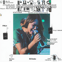 Système vocal numérique sans fil double canal BLX288 de haute qualité avec deux microphones portatifs PG58/BETA58A, XLR, suppression du bruit