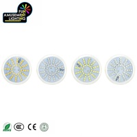 Promotion 3 watts 48 LED E14 lumière champignon magique colorée corps en plastique IP65 pour l'éclairage ponctuel des parcs à thème