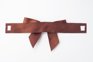 Mafolen Fabrik günstige kundenspezifische handgemachte selbstklebende Satin-Band-Bogen für elastische Schleife Geschenkbox Verpackung - Product Image 5