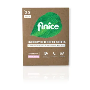 FNC768 Finice Eco Friendly Natural Plant Laundry Detergent Sheet/Strips