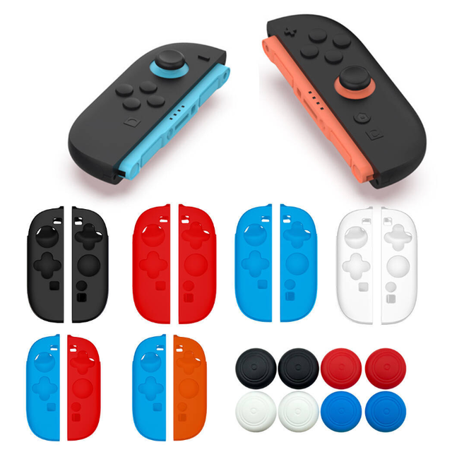 New Controller Protection Cover for Nintendo Switch2 Silicone Case for Nintendo Switch 2 Soft Protective Shell with Silicone Cap