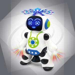 2022 vendita calda danza robot giocattolo gesto <span class=keywords><strong>action</strong></span> <span class=keywords><strong>figure</strong></span> giocattoli robot girevoli elettrici con modelli di filatura e illuminazione musicale - Product Image 2