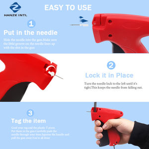 ปืนติดป้าย<span class=keywords><strong>ราคา</strong></span>คุณภาพสูงสำหรับเสื้อผ้า ปืนติดป้ายเปล่าสำหรับงานเย็บเสื้อผ้า - Product Image 5