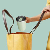 Mug à café auto-mélangeur en acier inoxydable 304 de 14 oz avec mélangeur magnétique, rechargeable par USB, bouteille d'eau intelligente personnalisable