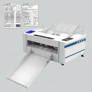 Teneth A3 Dual-Head Motor Servo Label makan otomatis merencanakan dengan perangkat penghilang statis mesin pemotong Die Digital - Product Image 1