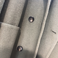 Cachemire grande taille hommes manteaux nouveau Style manteau d'hiver pour hommes Double côtés laine manteau