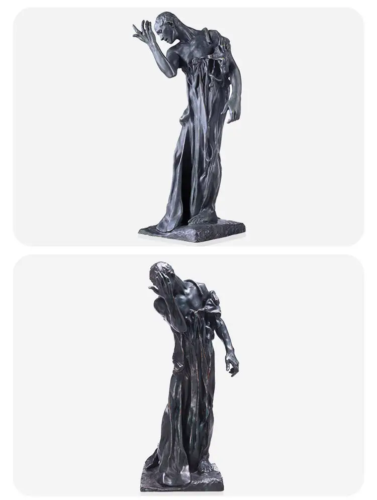 neues design zeigte moderne kunst abstrakte bronze mann skulptur heimdekoration bronzenstatue