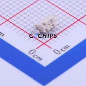 TS-1010-B-A Tactile Switch SMD Switch Single Pole Single Throw Rectangle Button 1.6N Horizontal Mount - Product Image 2