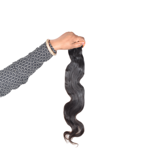 Extensiones de Cabello Humano Remy Ondulado Negro 100% Natural, Ondas Indias, de Una Sola Capa, al por Mayor - Product Image 2