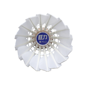 KUNLI Argent <span class=keywords><strong>Badminton</strong></span> Volant Logo Personnalisé Plume <span class=keywords><strong>de</strong></span> Canard <span class=keywords><strong>Badminton</strong></span> Volant Balle - Product Image 1