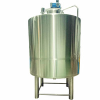 Chine Fabricant professionnel en acier inoxydable 300L 500L chauffage transfert d'huile chauffage gainé mélange agitateur réservoir à vendre