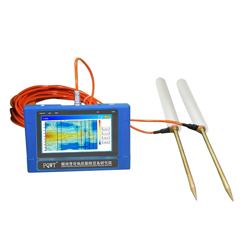 地下水探査産業用金属探知機用のPQWT-300m ISO認定地下水探知機抵抗率計