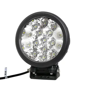 סופר בהיר 7 אינץ עגול 80W Led נהיגה אור עמיד למים ערפל אורות עבודת אור למשאיות Offroad SUV UTV אוניברסלי רכב