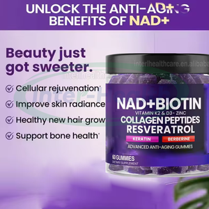 Ausreson OEM NAD + resverhair l Berberine Biotin takviyesi kollajen Keratin çinko <span class=keywords><strong>Vitamin</strong></span> <span class=keywords><strong>K</strong></span> <span class=keywords><strong>D</strong></span> sakızlı saç cilt çivi eklem - Product Image 3