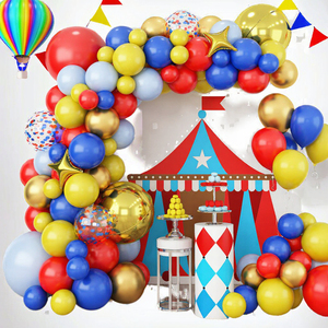 Chaîne de ballons arche en feuille d'or 4D de haute qualité, vente en gros, fournitures de fête d'anniversaire sur le thème du cirque, décorations de Thanksgiving - Product Image 3