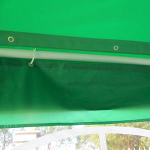 Auvent de voiture portable 3x6m en <span class=keywords><strong>aluminium</strong></span> et acier de haute qualité, noir, pratique, durable, facile à assembler, imperméable en PVC - Product Image 2