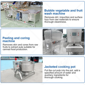 เครื่องปิดผนึกกระป๋องผลไม้พีชสีเหลือง ORME สายการผลิตสับปะรดกระป๋อง - Product Image 3