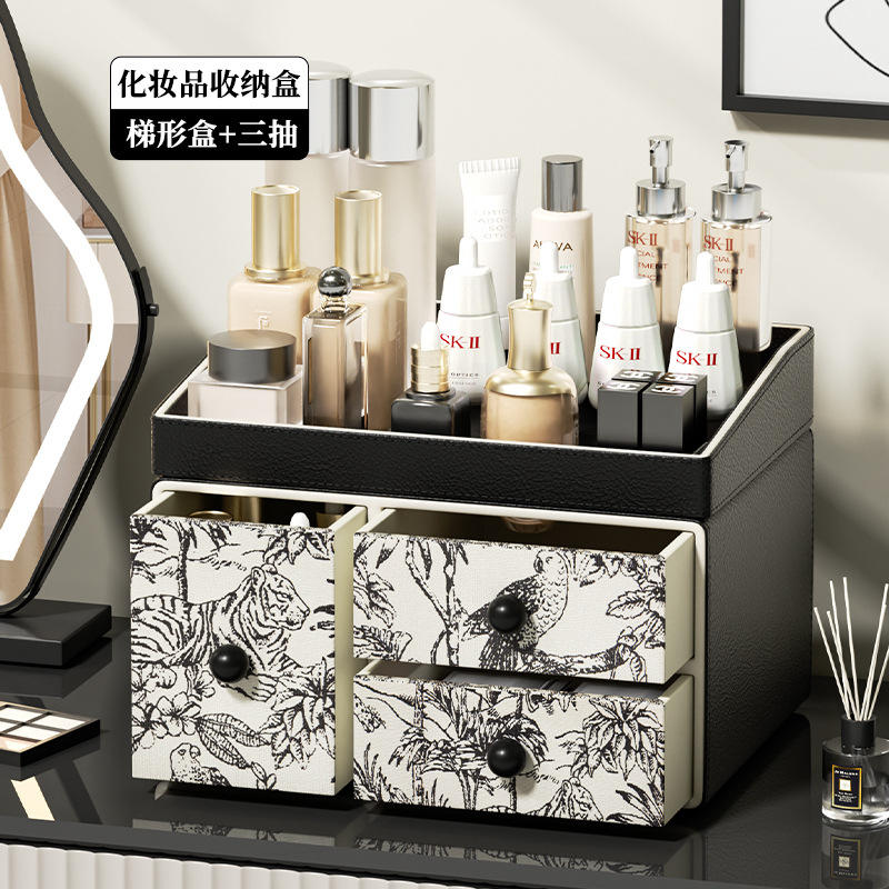 Combinación-bosque primitivo-caja de almacenamiento cosmética