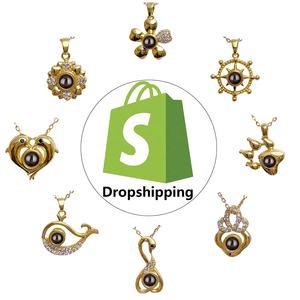 Shopify Agent a buon mercato collana vari I Love You 100 linguaggi proiezione collane gioielli Dropshipping europa - Product Image 1