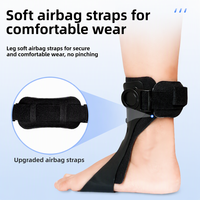 Orthèse médicale pour pied tombant, orthèses réglables, attelle de cheville à tension réglable, légère, durable, respirante, fermeture à lacets