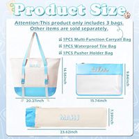 Ensemble de sacs de rangement pour Mahjong américain XCL 3 pièces, grande capacité, sac de transport avec tapis de Mahjong, pochette pour jetons, organisateur de voyage